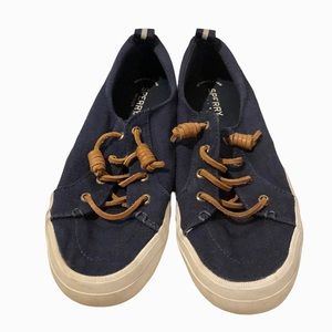 Women’s Sperry Top-sider Wave 8M Navy Blue Sneaker Slip-on Shoes